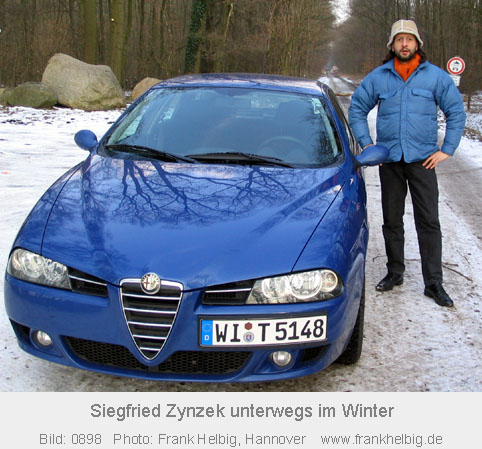 Siegfried Zynzek im Winter